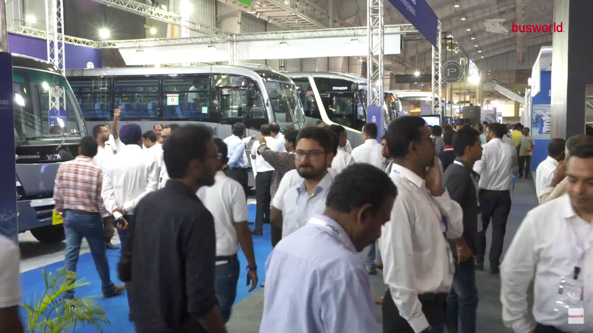 People at Busworld India
