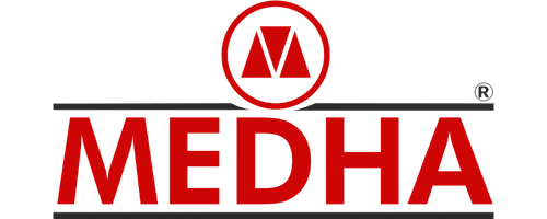 Medha logo – electric mobility and powertrain solutions for buses and commercial vehicles