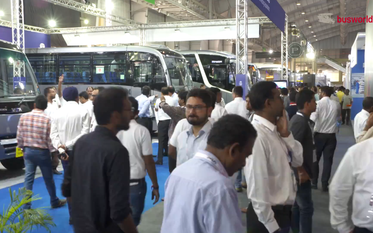 Crowd at Busworld India